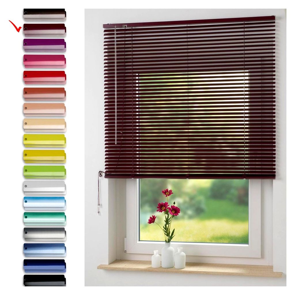 Aluminium-Jalousie | Bordeaux 50cm x 160cm