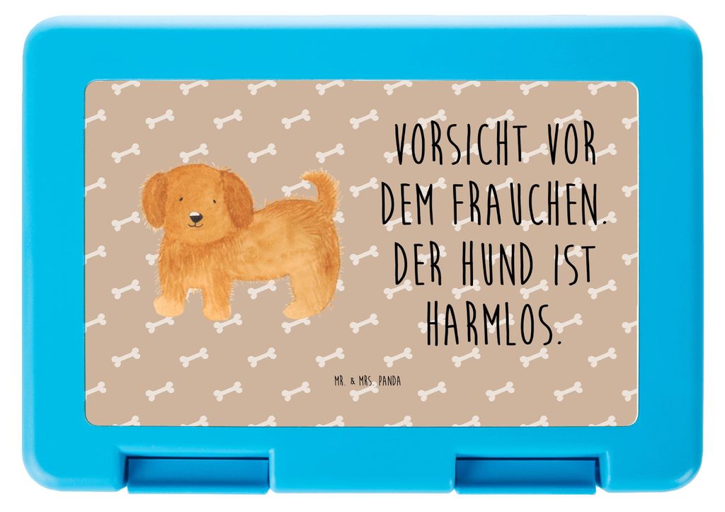 Mr. & Mrs. Panda Vesperbox Hund Flauschig - Hundeglück - Geschenk, Sprüche, Hunde, Witzig, Brotbehälter, Aufbewahrungsbox essen, Bento Box, Nied...