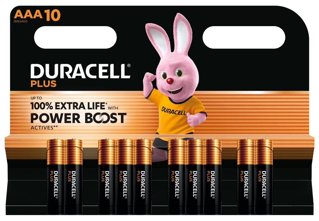 Duracell Plus Einwegbatterie AAA Alkali Produktbild 