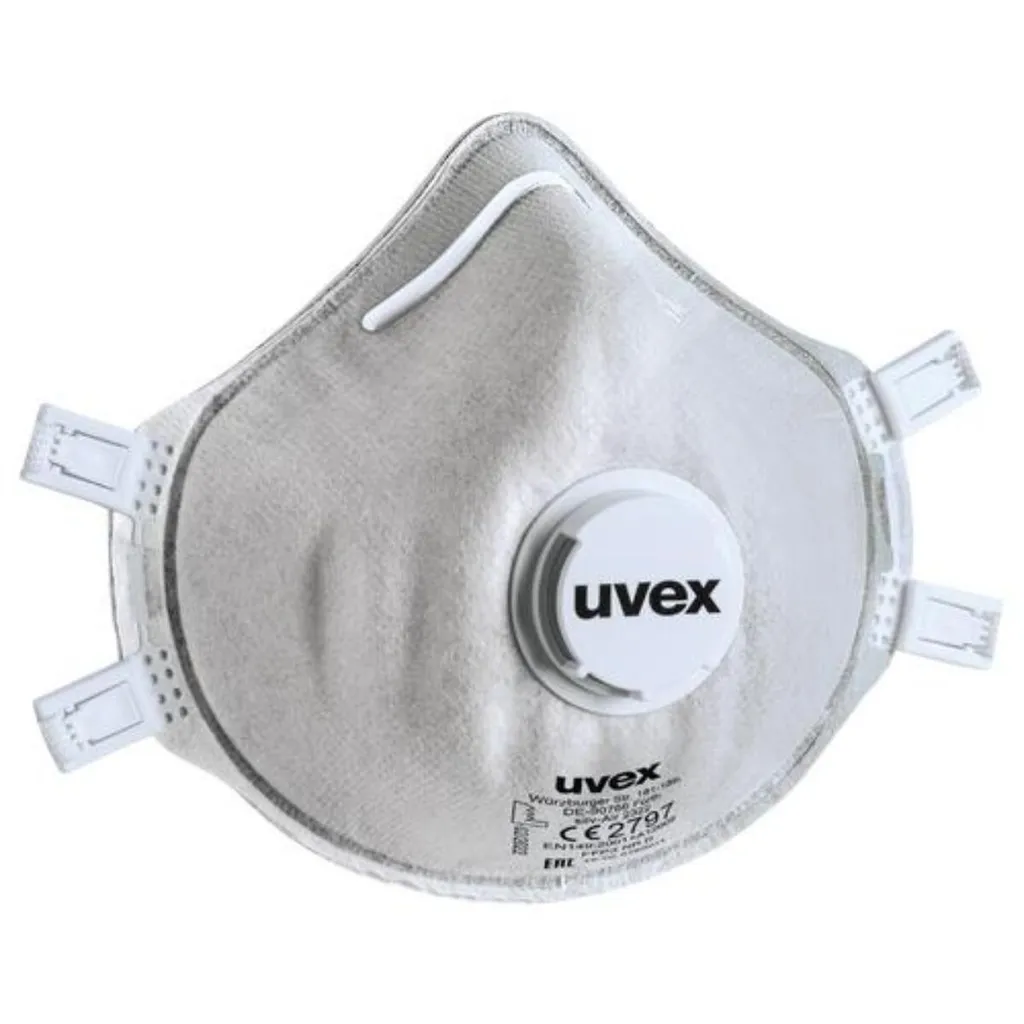 Masque FFP3 uvex silv-Air c 2322 avec soupape - Protection respiratoire x15