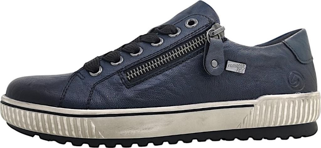 Remonte Schnürhalbschuhe in blau, Gr. 36