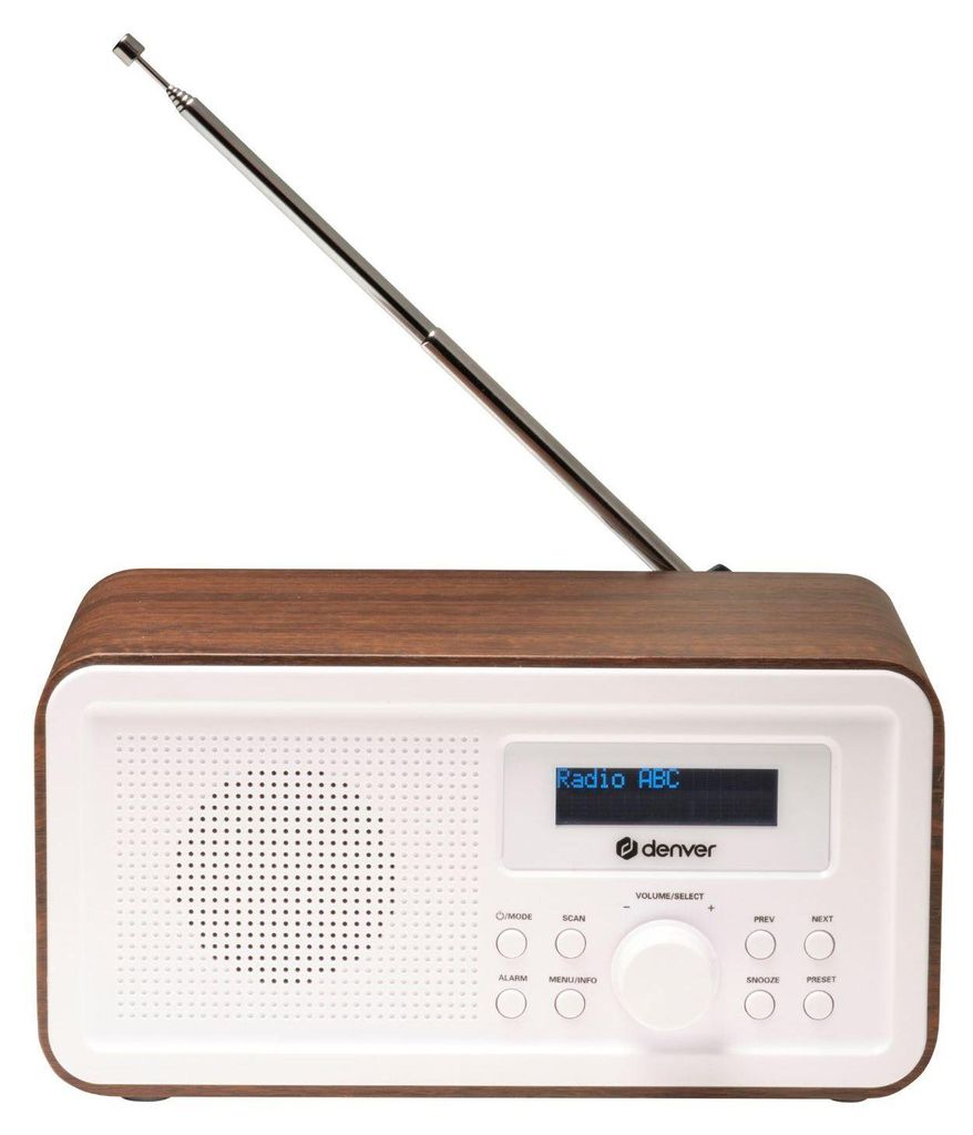 Denver DAB-30 Digitalradio dunkles Holz Produktbild 