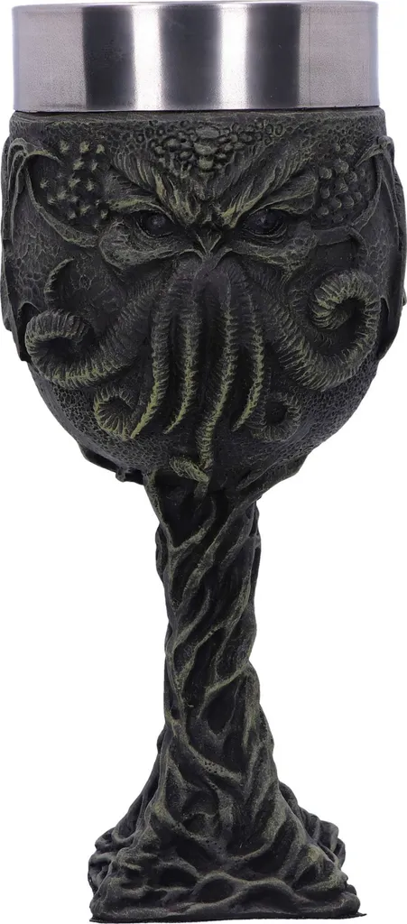 Kelch Cthulhu 17 cm sculpté à la main - Détails haute précision - 3