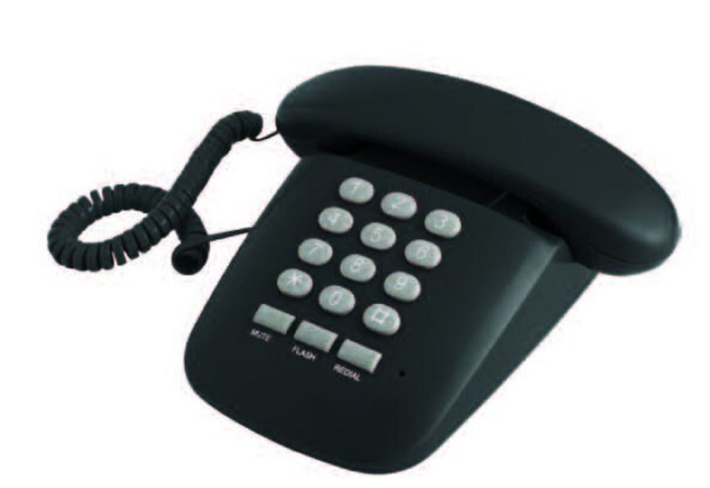 Brondi Sirio Analogtelefon im Retro-Design, Schwarz