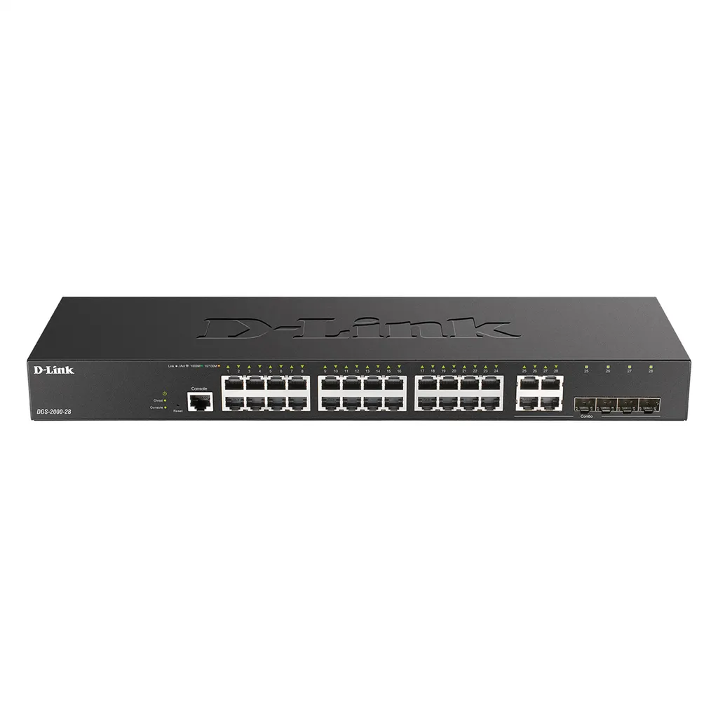 Switch Gigabit Administrable D-Link DGS-2000-28 Haute Performance