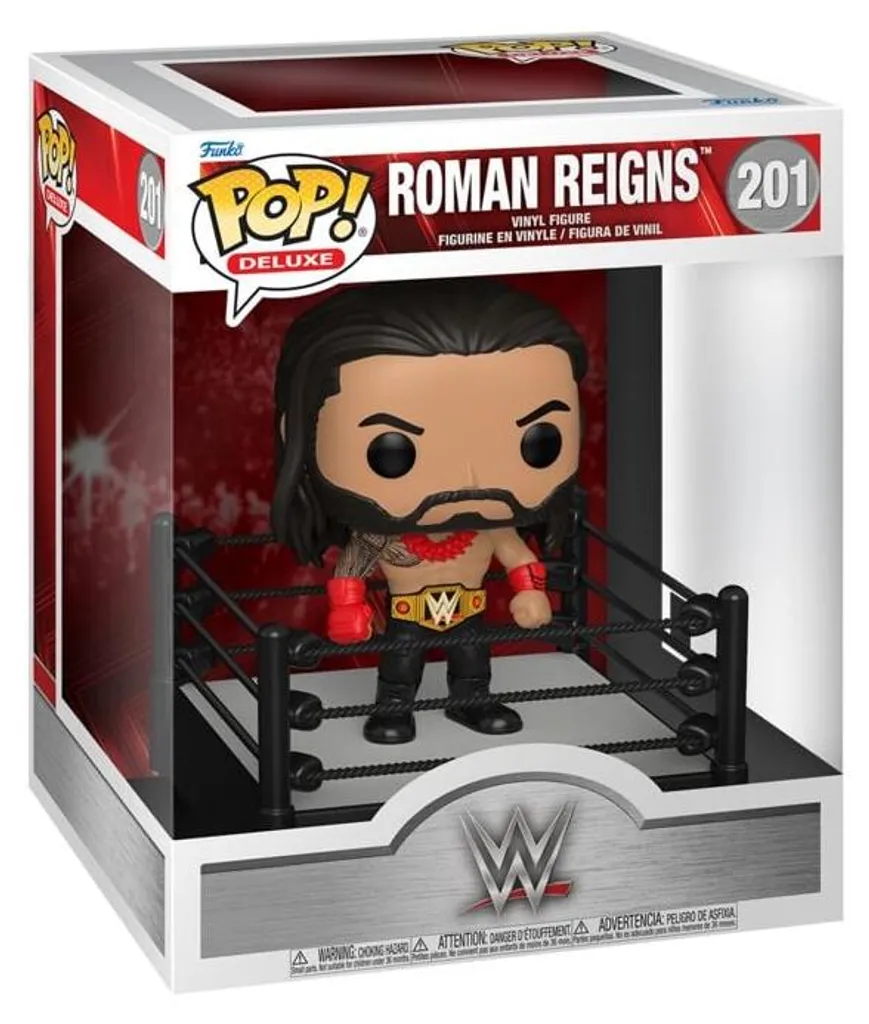Roman Reigns WWE Pop! Deluxe Figurine Ring 9 cm Détails Réalistes