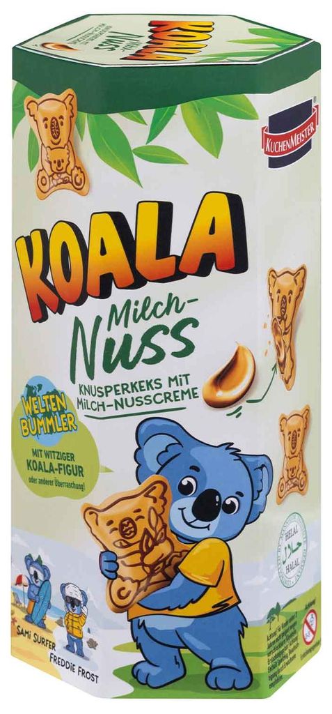 KuchenMeister KOALA Milch-Nuss 75g Produktbild  KI-generiertes Bild