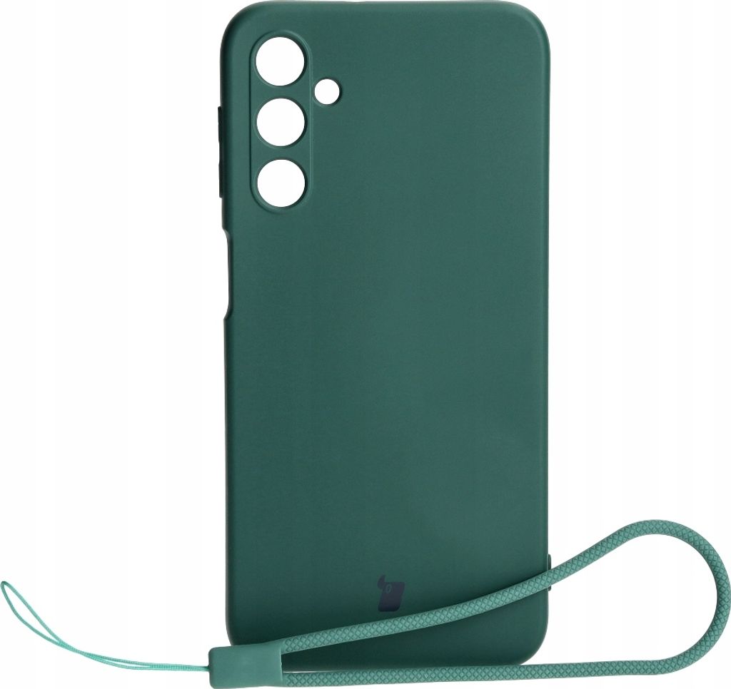 Bizon Case Silikon für Galaxy A24 4G, dunkelgrün