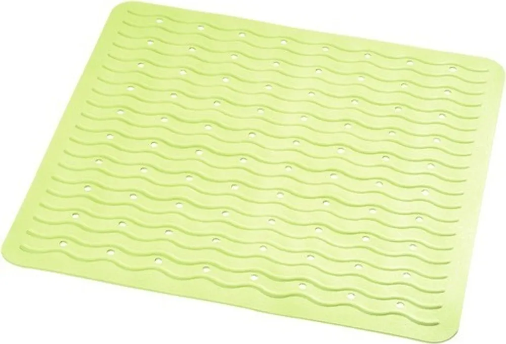 Tapis de douche carré 54x54 cm vert Playa RIDDER pour receveur moderne