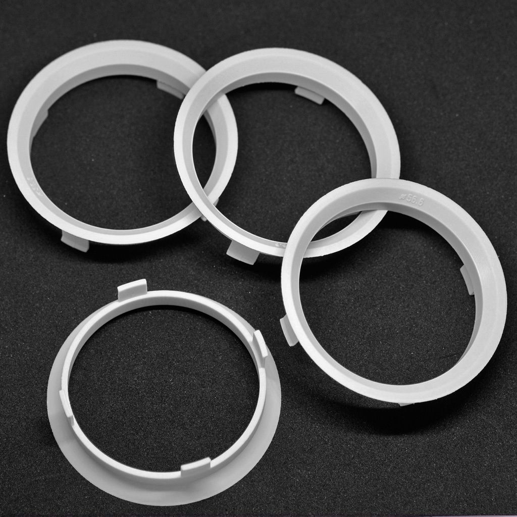 White Label Zentrierringe 66,6 Mm Auf 56,6 Mm – 4 Stück Aus Robustem Polycarbonat