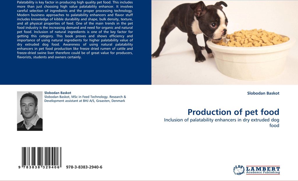 Production of pet food