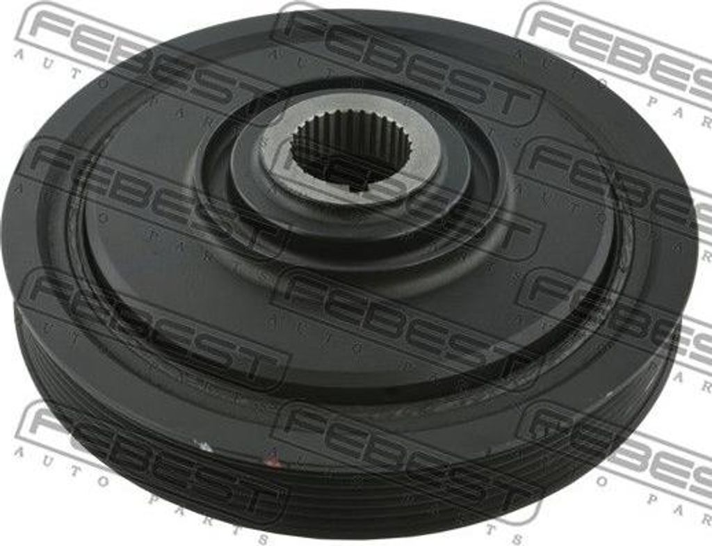FEBEST HDS-J35A6 Riemenscheibe, Kurbelwelle OE 13810RCAA01 kompatibel mit Accord, Legend