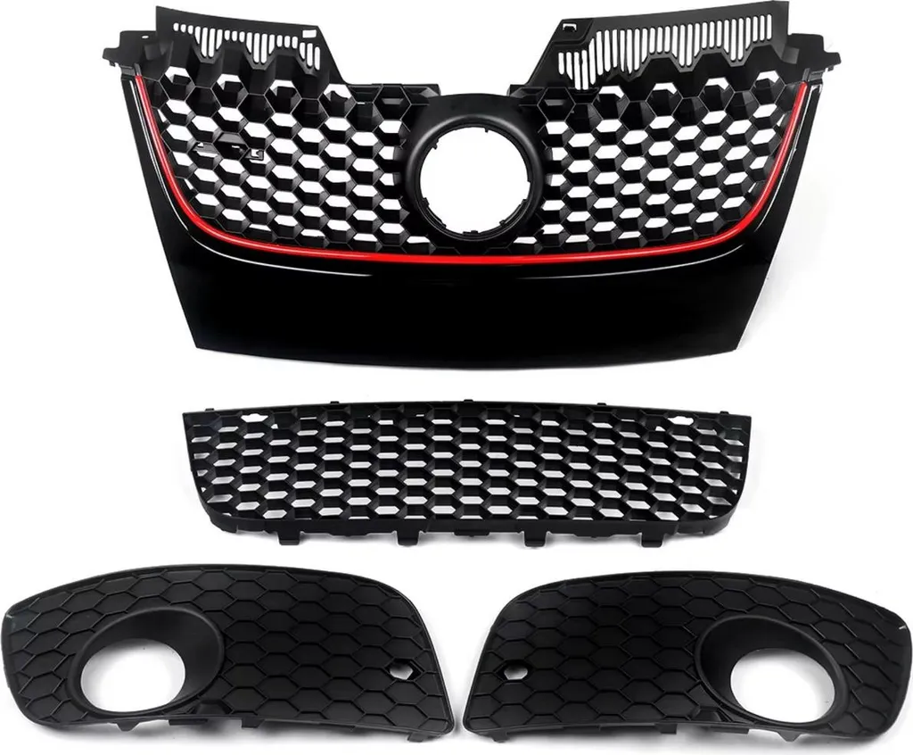 Remplacer Grille Cassée VW Golf MK5 Jetta 2006-2009 Nid d'Abeille Sport