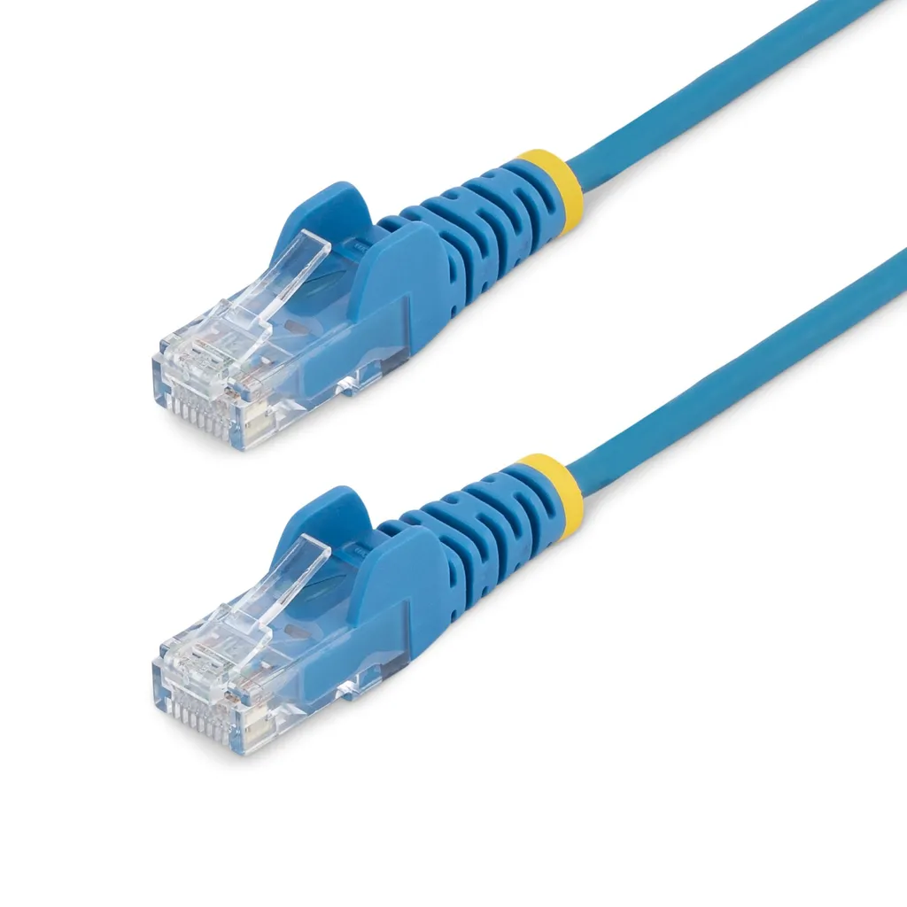 StarTech.com Cavo Ethernet CAT6 2m Blu Slim - Ideale Smart Working