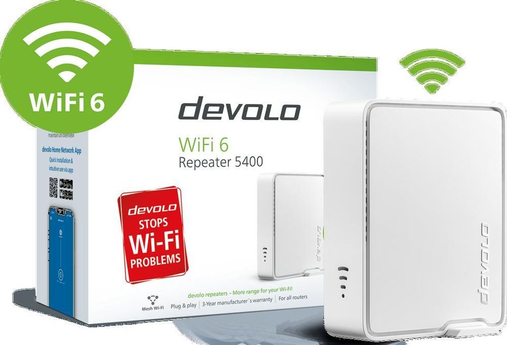 devolo WiFi 6 Repeater 5400 (blanc) Image du produit 