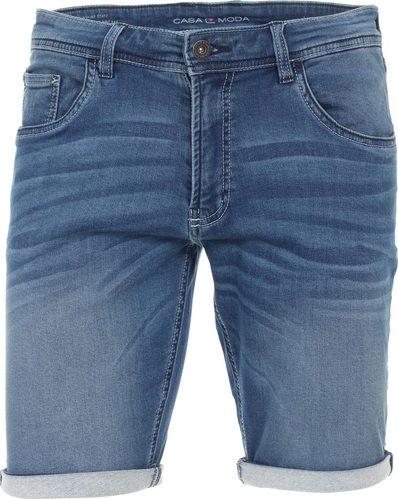 CASAMODA Herren Bermuda-Jeans-Shorts 1/2 Regular Fit Blau 40