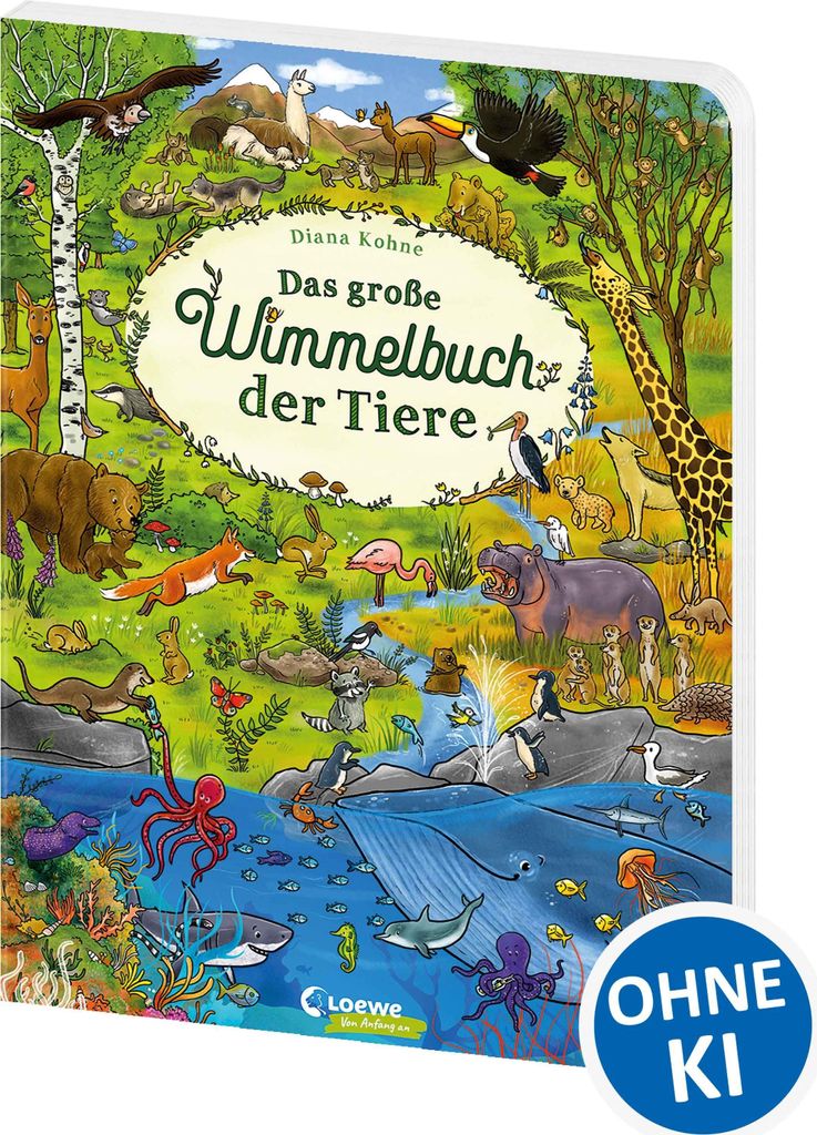 Das große Wimmelbuch der Tiere Produktbild 