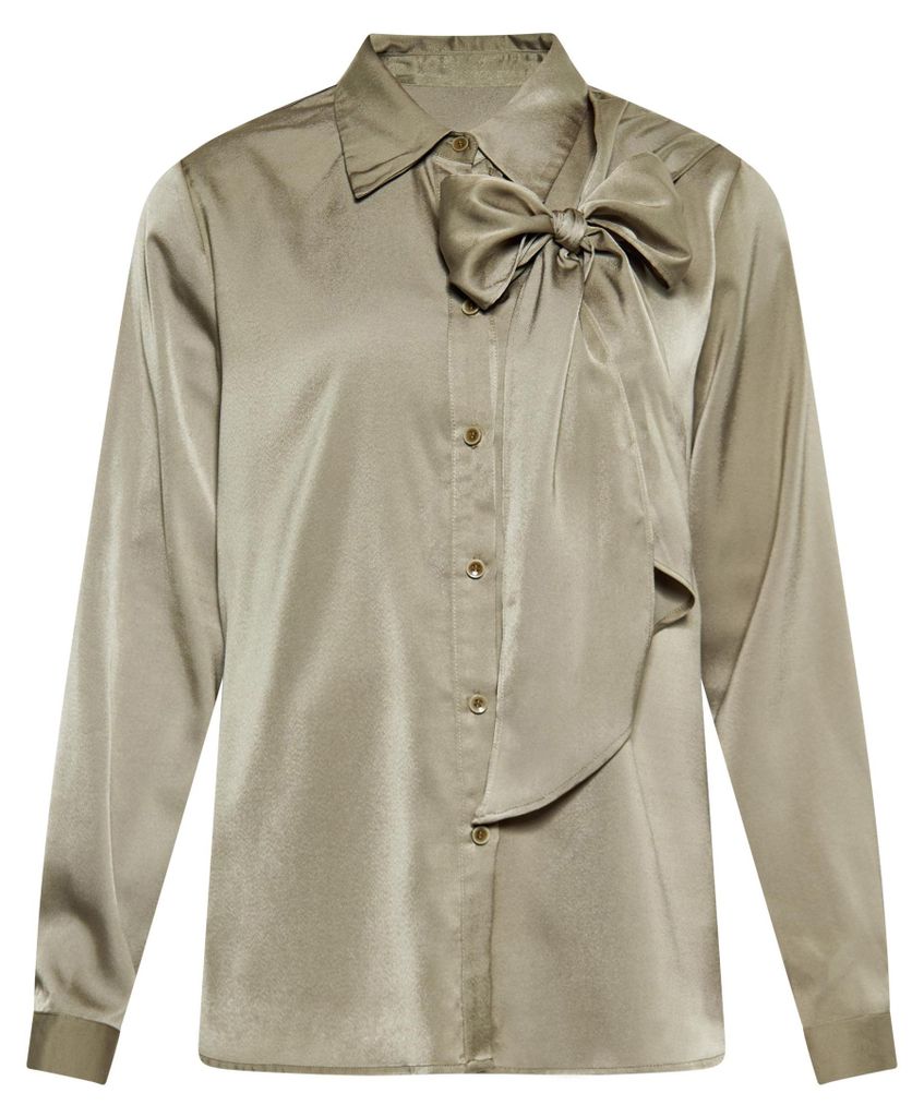 LYNNEA damen bluse - olive,L