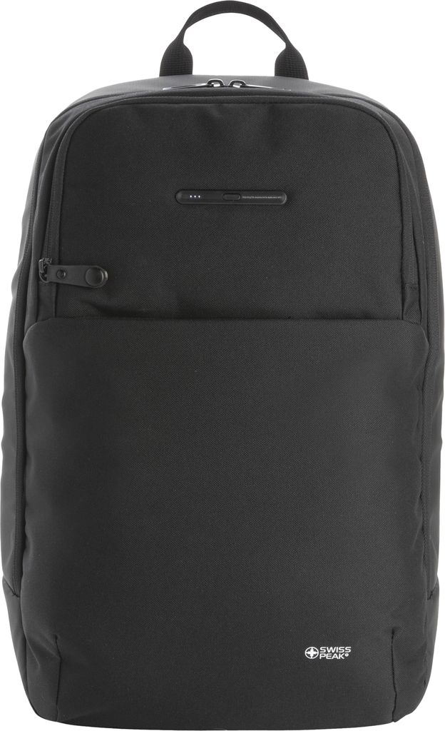 Swiss Peak - Rucksack für Laptops, 18 Liter XD1131 (Einheitsgröße) (Schwarz)