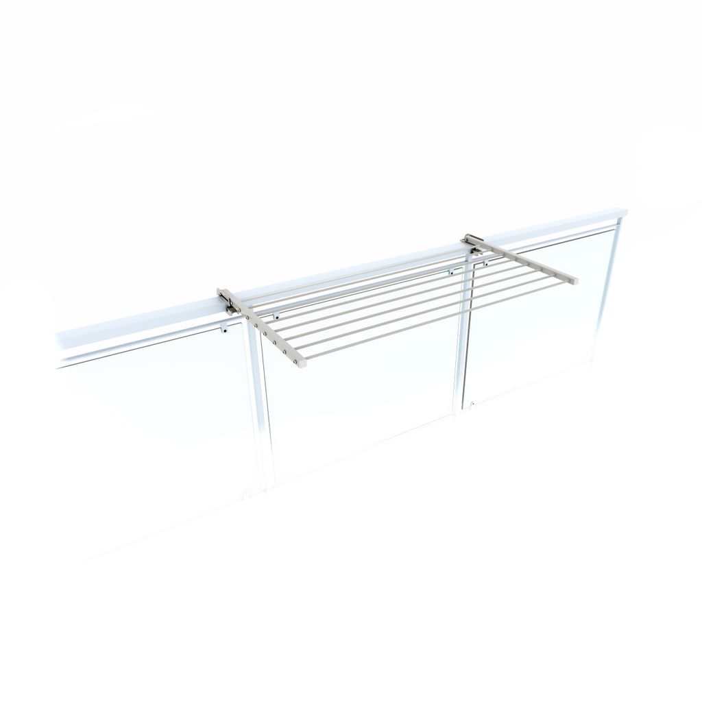 Foxydry Duo Séchoir suspendu 102 cm - En aluminium, blanc, Image du produit 