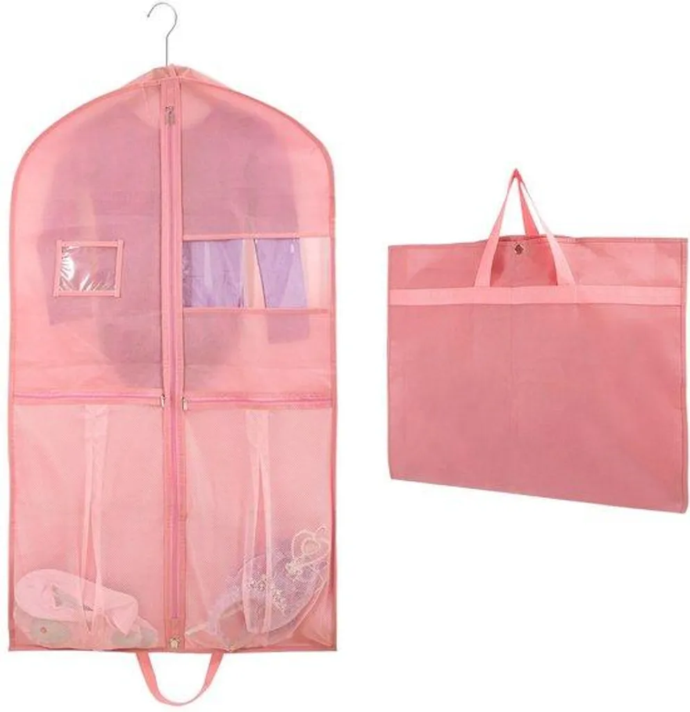 Housse de protection vêtements enfant avec poches accessoires voyage