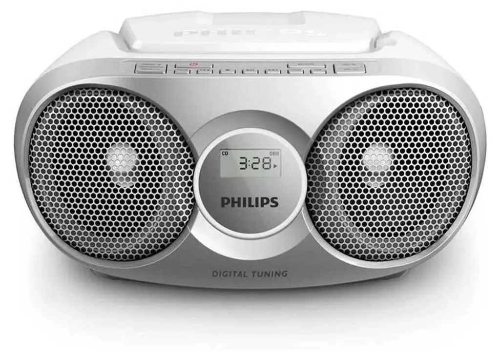 Philips CD Soundmachine AZ215S : Poste Radio CD Portable 3W Gris