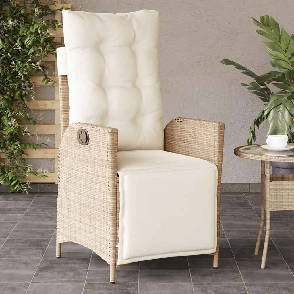 vidaXL Poltrona Giardino Poly Rattan Beige - Analisi Comfort e Durata - 2