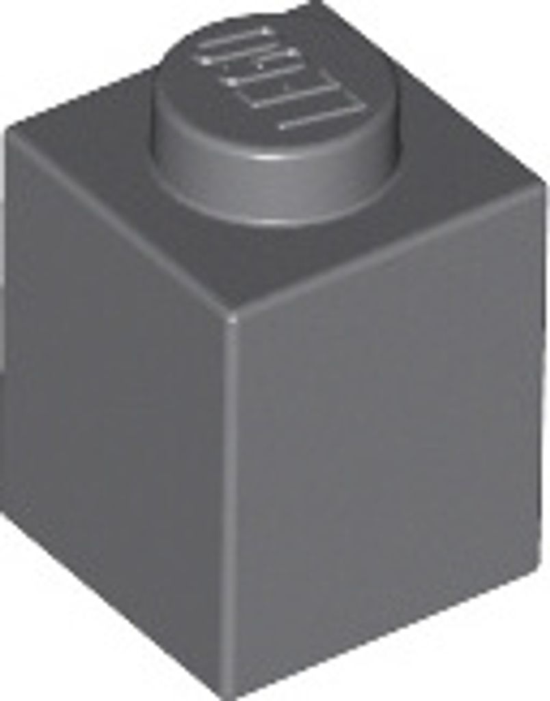 1 Stück LEGO, Teil Nr. 3005 in Dunkelgrau (Dark Bluish Gray)