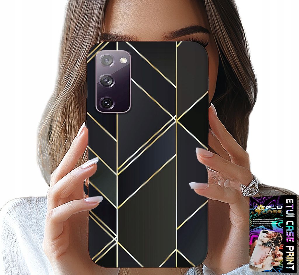 Gehäuse Für Samsung Galaxy S20 Fe - Goldrahmen, Elegantes Design + Glas