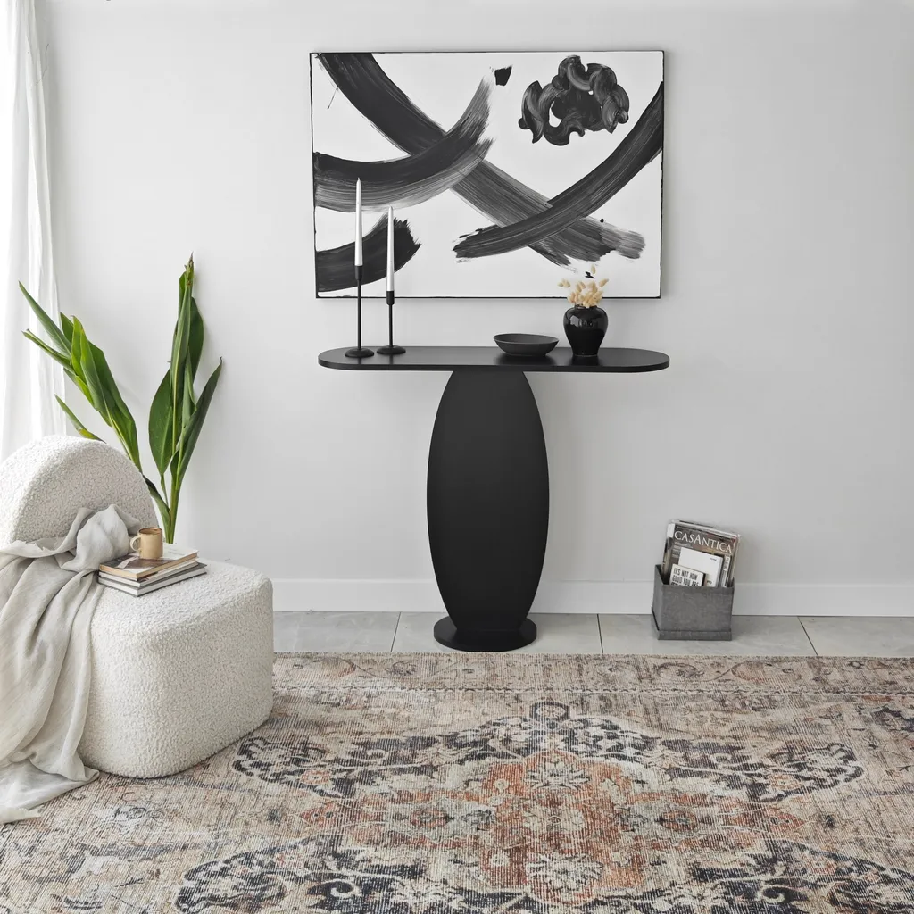 Optimisez votre rangement avec la commode Ellittica Anthracite 100 cm