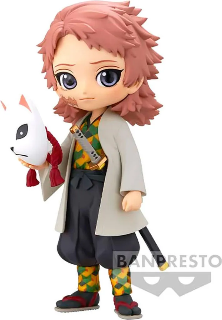 Statue de Sabito Demon Slayer Q Posket Banpresto - Figurine de 14 cm