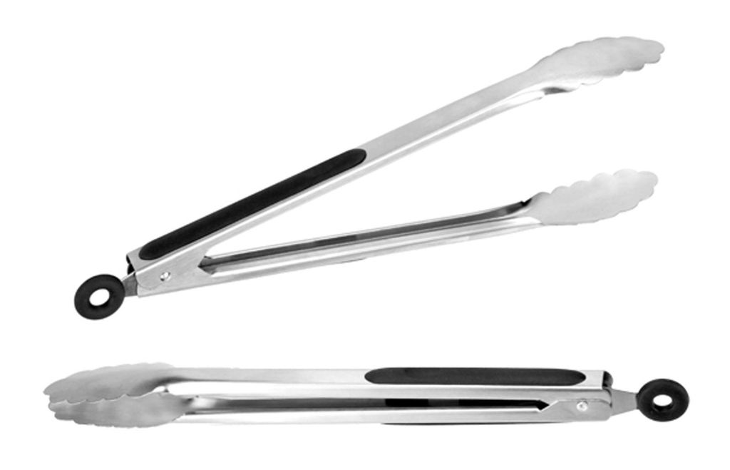 Grilovací kleště 34 cm - Nerezová ocel se silikonovou Obrázek produktu 