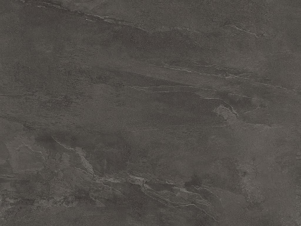 A close-up, textured view of dark slate tile.