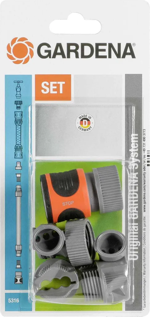 Set Connessione Gardena 05316-20: Irrigazione Invisibile e Perfetta