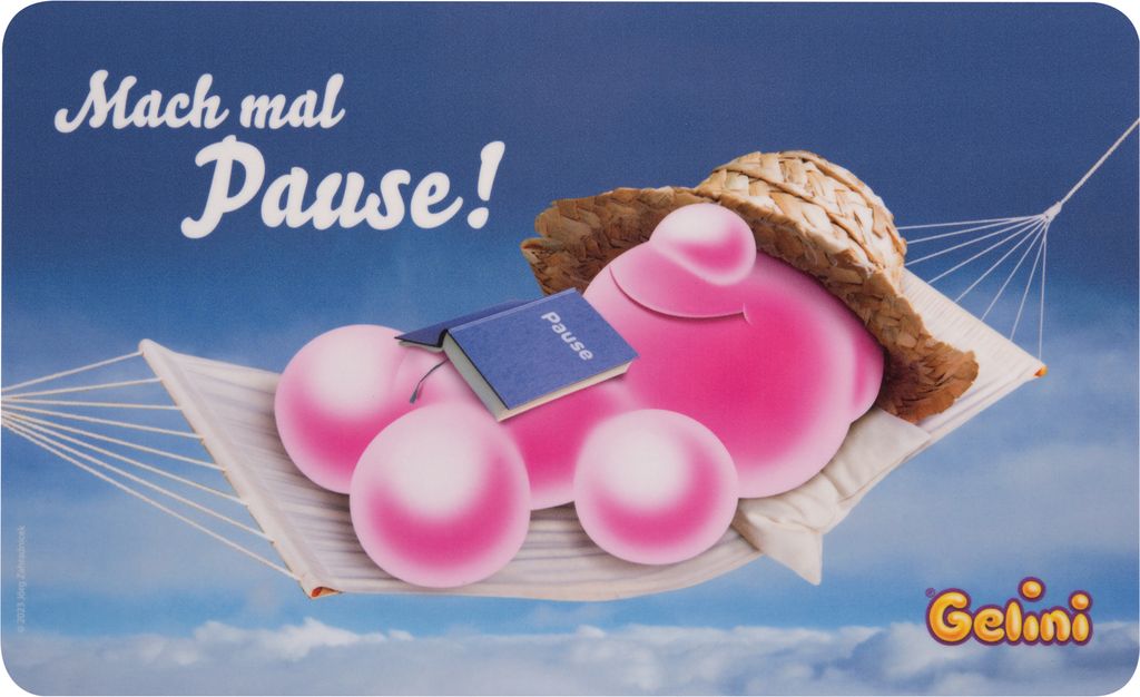 Gelini Brettchen - Pause - Frühstücksbrettchen Schneidebrettchen aus Resopal