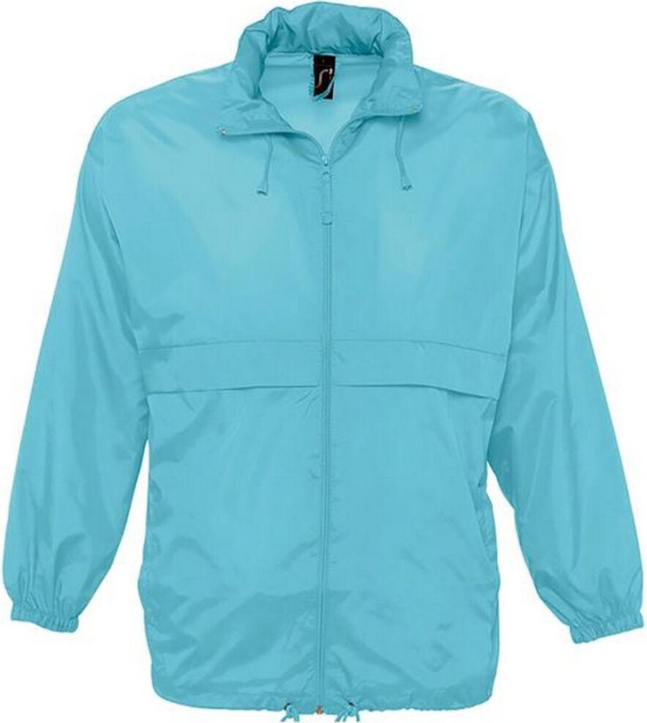 SOLS Uni Surf Windbreaker / Jacke, besonders leicht PC351 (S) (Atoll Blau)