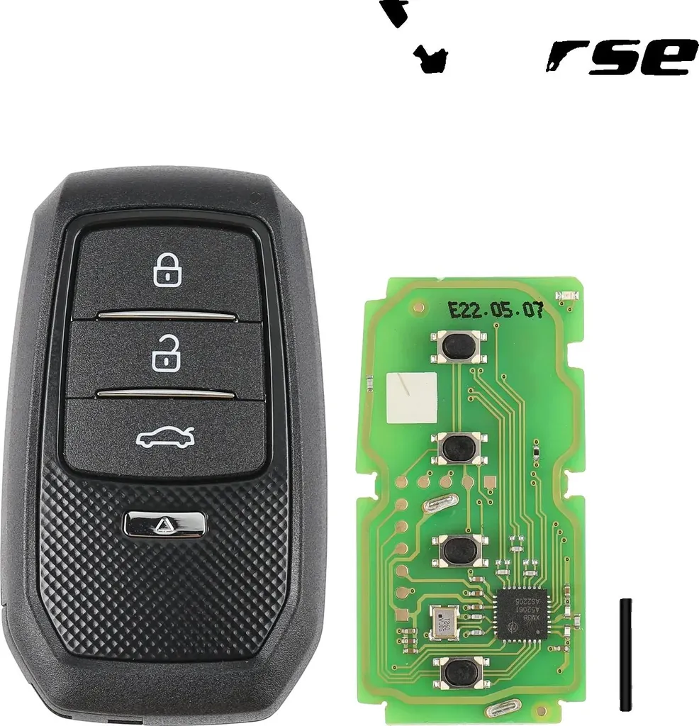 Clé électronique de sécurité XSTO01DE en acier renforcé pour serrure