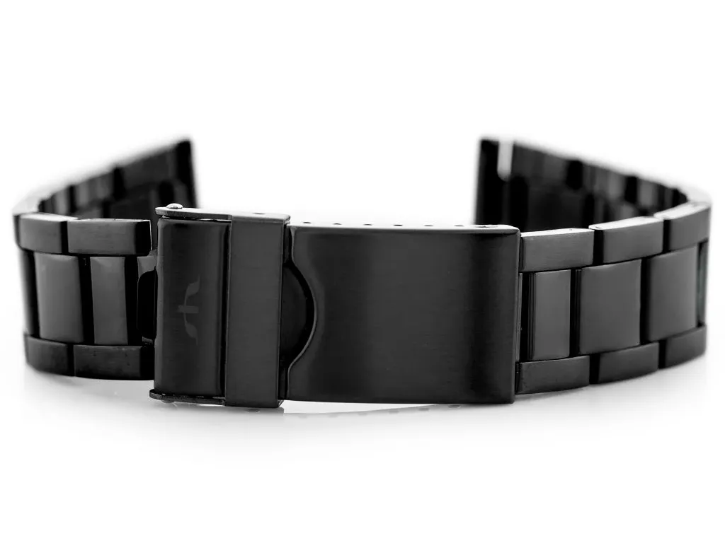 Bracciale Bisset (bb014d) - nero 18mm