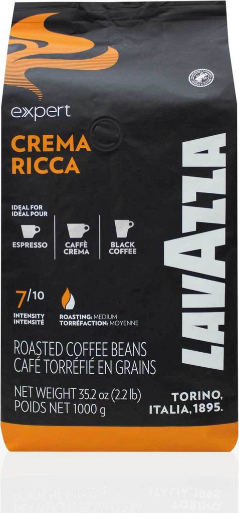 Lavazza Kaffee CREMA RICCA 3003 ganze Bohne 1kg Produktbild 