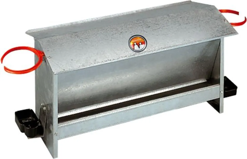 Mangeoire Novital 63 cm pour distribuer l'eau et les graines de vos poules