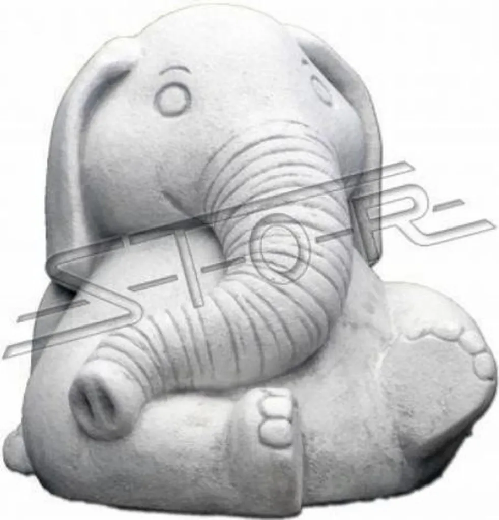Figurine design éléphant sculpture moderne statues jardin S203036