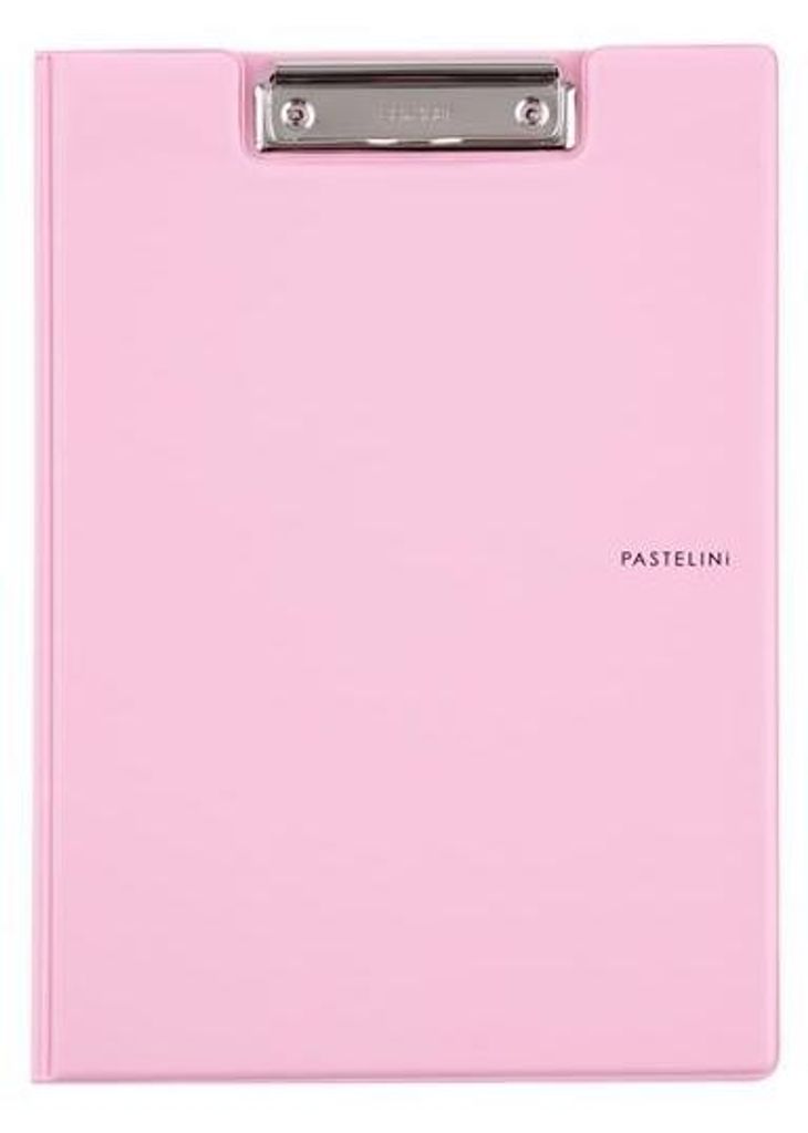 Bloc-notes à fermeture avec clip Pastelini, A4, rose Image du produit 