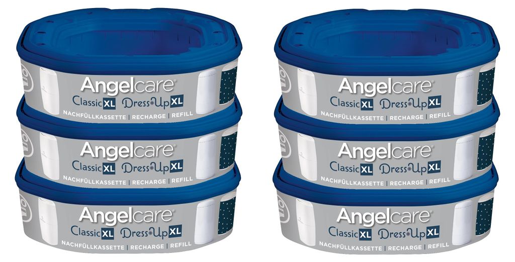 Angelcare Nachfüllkassette für Windeleimer Dress-Up und Produktbild 