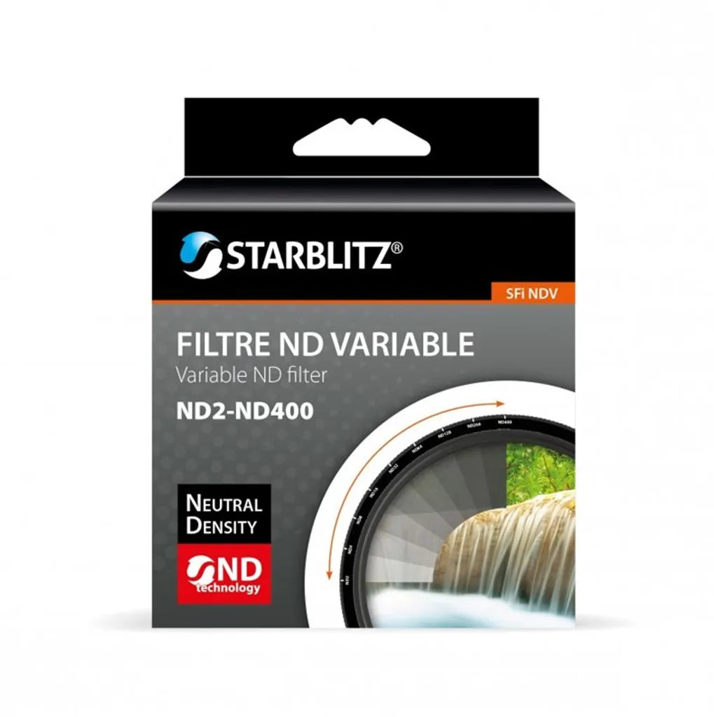 Starblitz ND2-ND400 62mm Filtro ND Variabile | Controllo Luce Totale