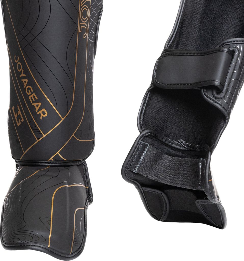 Joya Essential - Schienbeinschützer - Schwarz mit Gold - S