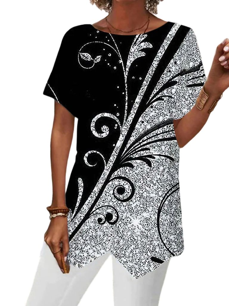 Danzcue Damen Tanzkleid Langärmlig – Elegant Mit Farbblock-Design