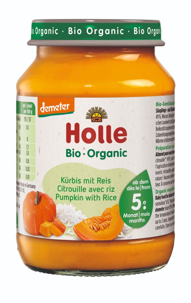KÜRBIS – REIS OHNE ZUCKERZUSATZ GLUTENFREI AB DEM 5. MONAT Produktbild 