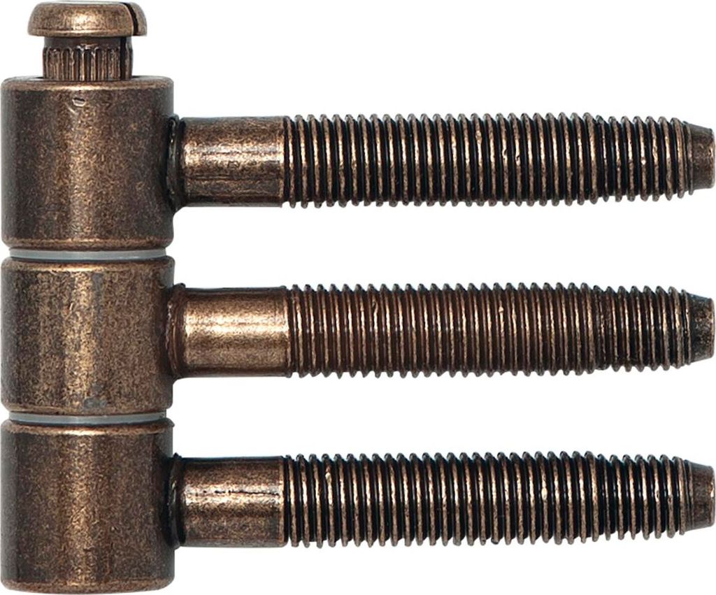 SFS Einbohrband (Steckband) 3-teilig, ø 18mm Höhe 46,7 mm bronze patiniert