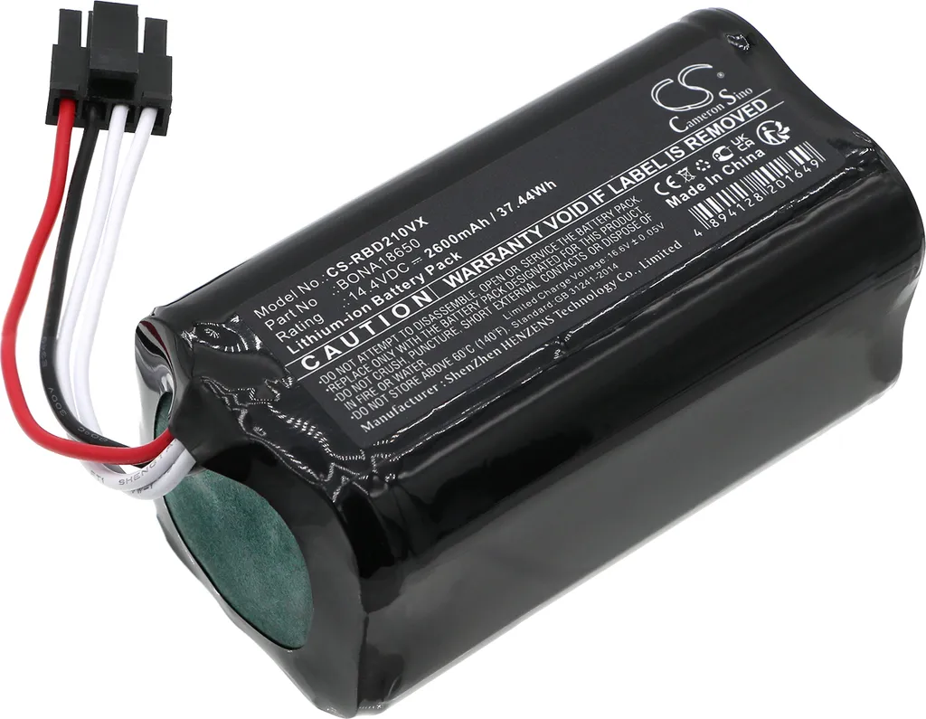 Batterie Li-ion 2600mAh pour RobZone Duoro Xclean Generace 5.0