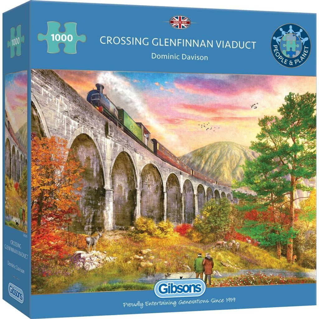 GIBSONS Puzzle Viadukt Glenfinnan 1000 Teile
